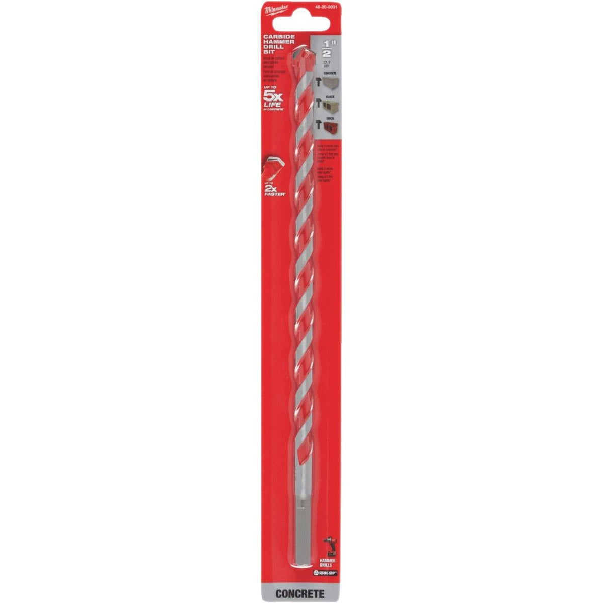 Milwaukee 1/2 In. x 12 In. Carbide Masonry Drill Bit Jacksonville, FL