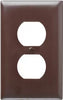 Pass & Seymour Cc Nylon Wall Plate 1 Outlet Brown (Brown)