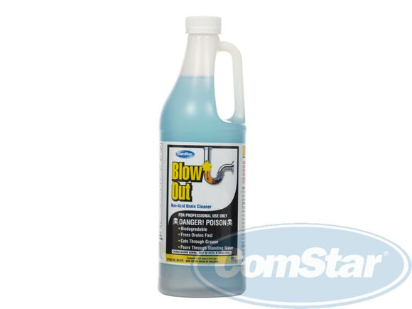 ComStar Blow Out, Non-Acid Drain Cleaner, 1 Quart (1 Quart)