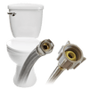 Fluidmaster Toilet Water Supply Connector 3/8 x 7/8 x 12