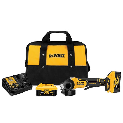 DeWalt 20V MAX* XR® Paddle Switch Small Angle Grinder Kit with Kickback Break™ (20V MAX* XR® 4.5 in.)