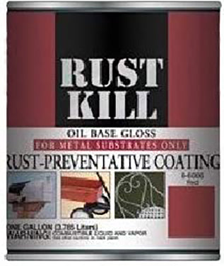 PAINT QT DARK BROWN GLOSS RUSTKILL