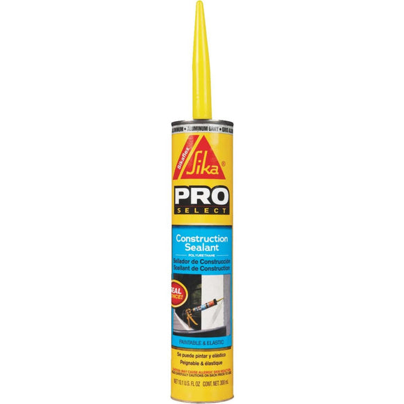 Sikaflex Sika 10.1 Oz. Pro Select Construction Polyurethane Sealant, Aluminum Gray
