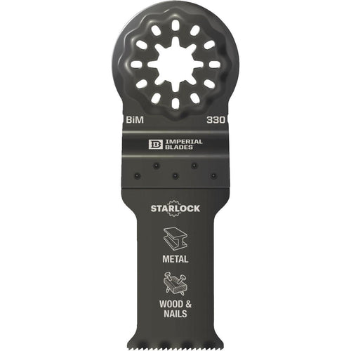 Imperial Blades Starlock 1-1/8 In. 18 TPI Metal/Wood Oscillating Blade