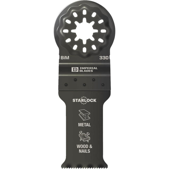 Imperial Blades Starlock 1-1/8 In. 18 TPI Metal/Wood Oscillating Blade