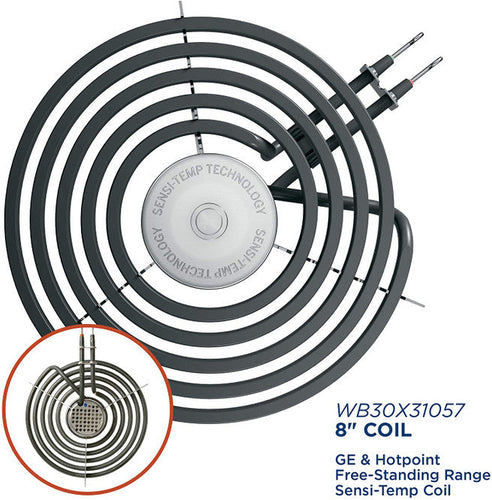 GE Appliances Electric Range Burner Element Sensi-Temp Coil (8)