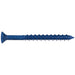Monster Fastener Blue Ruspert Coated Steel Phillips Flat Head Masonry Screws