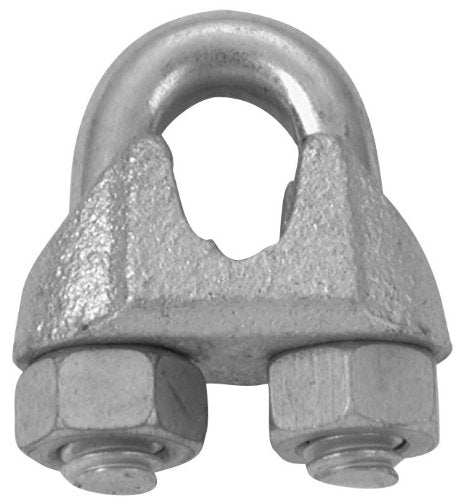 Campbell 1/8 Wire Rope Clip, Electro-Galvanized