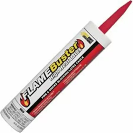 White Lightning Fire and Smoke Blocking Adhesive Caulk, 10 oz, Cartridge