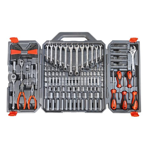 Crescent 180 Pc. 1/4 and 3/8 Drive 6 Point SAE/Metric Professional Tool Set