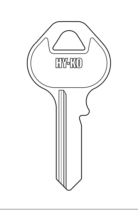 Hy-Ko Master Key Blank M4